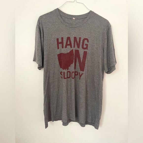 Ohio State Hang On Sloopy Heathered Grey Ohio Tee men’s 2x - Picture 2 of 4